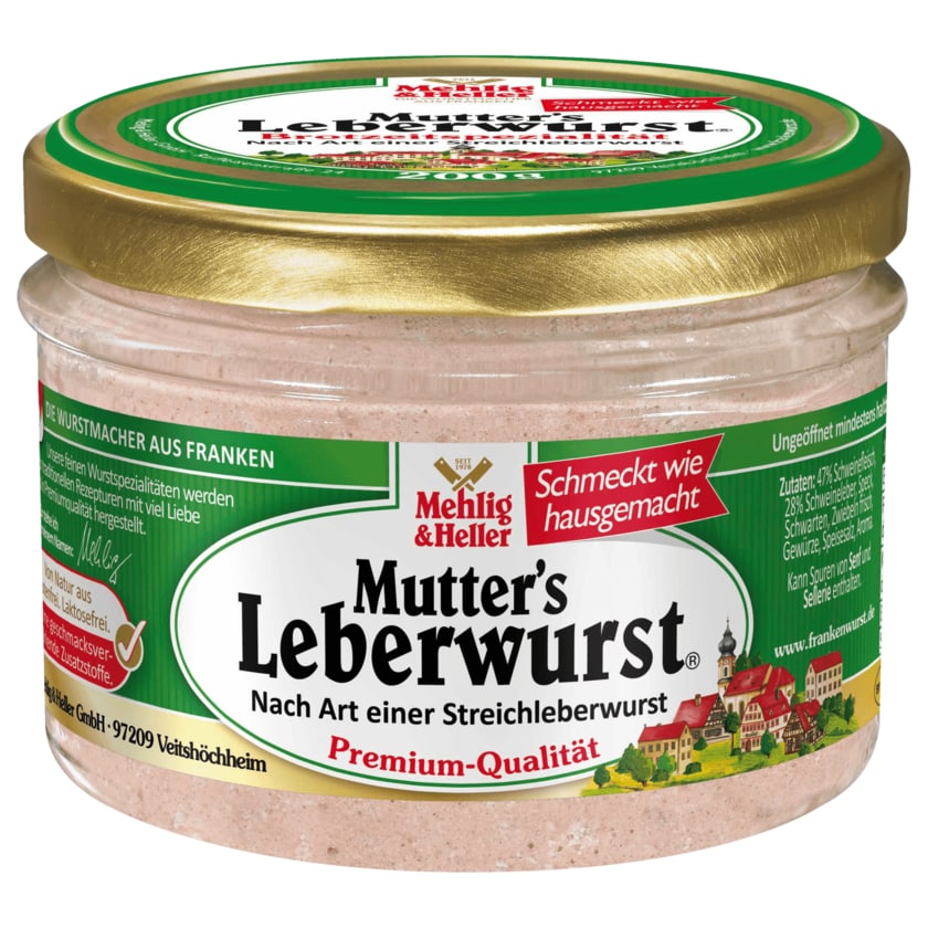 Mehlig & Heller Mutter's Leberwurst 300g